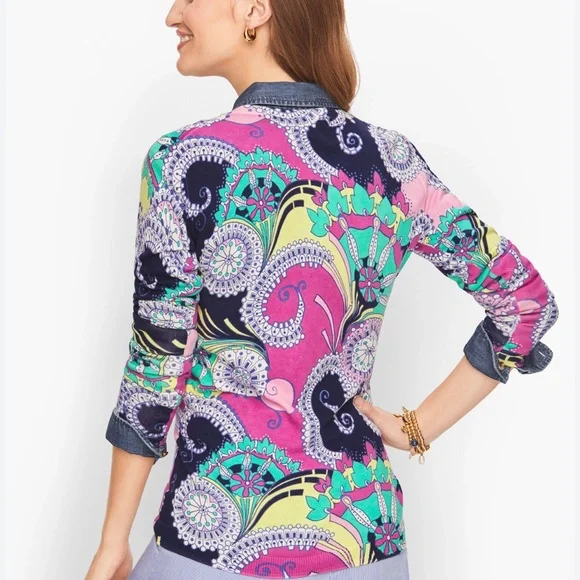 Plus Size Multicolored Sweater - Picture 4 of 8